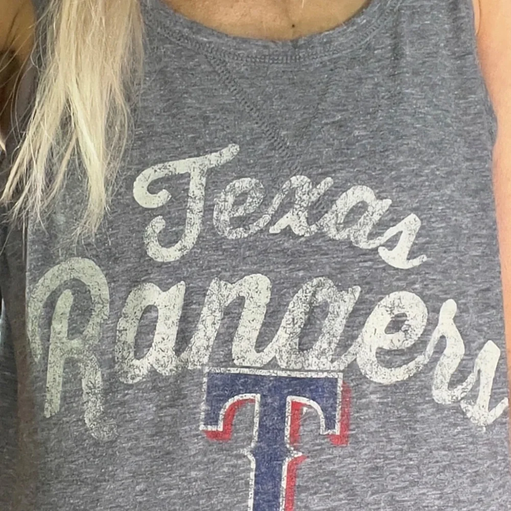 TOUCH BY ALYSSA MILANO‎ TEXAS RANGERS Baseball Racerback Tank